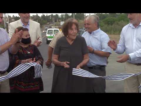 Quedaron inauguradas las obras de reconstrucción de Camino de los Horneros