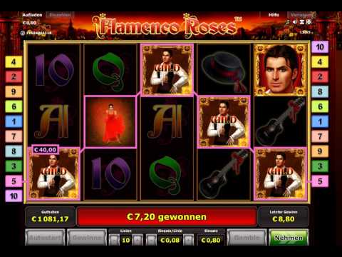 Flamenco Roses Slot   Freespins with Wildline in last Moment