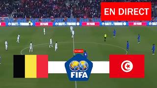 Belgique contre Tunisie EN DIRECT | Match Amical International 2026 | Match EN DIRECT Aujourd'hui