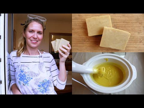 Make Simple Hot Process Soap (soap making from scratch)