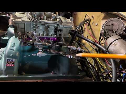 Lokar kickdown cable for 727 torqueflite