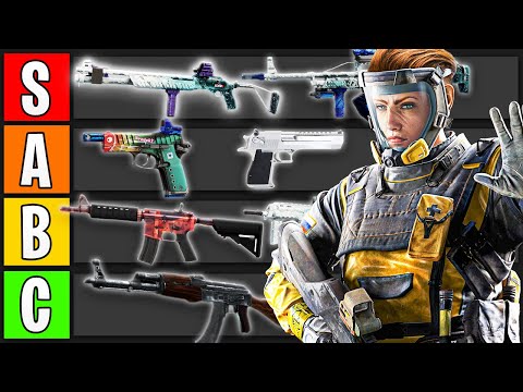 Ranking The BEST & WORST Weapons In Rainbow Six Siege Tier List