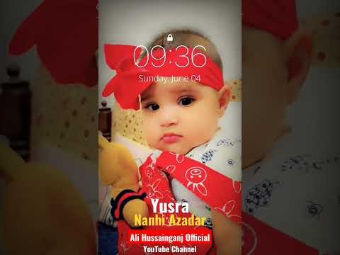 Nanhi Azadar | Azadare Hussain | Yusra | Bus Haider Haider Hoga | 2023 | #azadar Meesum Abbas #viral