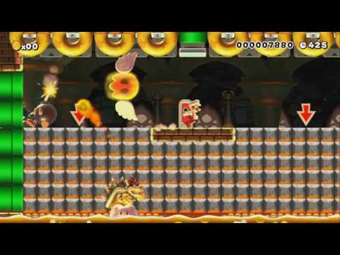 The Castle of Bob-ombs by TheD9y 一SUPER MARIO MAKER一 No Commentary 1AQ