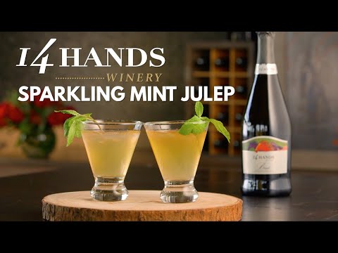 Sparkling Mint Julep Recipe with 14 Hands Brut