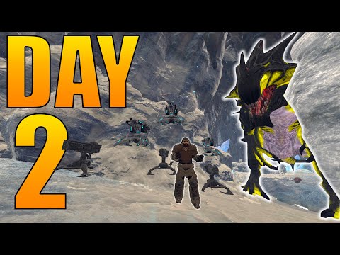 SOLO Claiming Island Ice Cave Day 2! | Ark PvP
