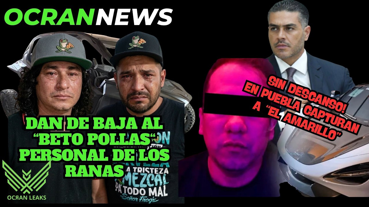 Dan de Baja al "Beto Pollas" gente de los Ranas // En Puebla cae "El Amarillo" Lider de los Rusos.