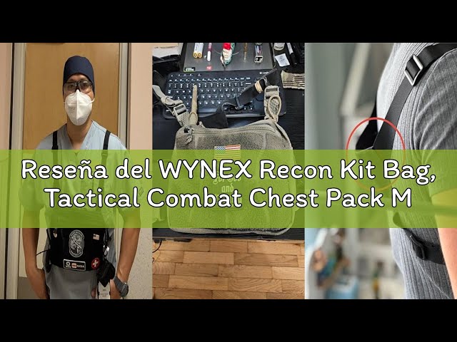 Vídeo relacionado con WYNEX Recon Kit Bag, Tactical Combat Chest Pack Molle Vest Bags Mochila Delantera Mochila Daypack Gancho Frontal y Panel de Bucle