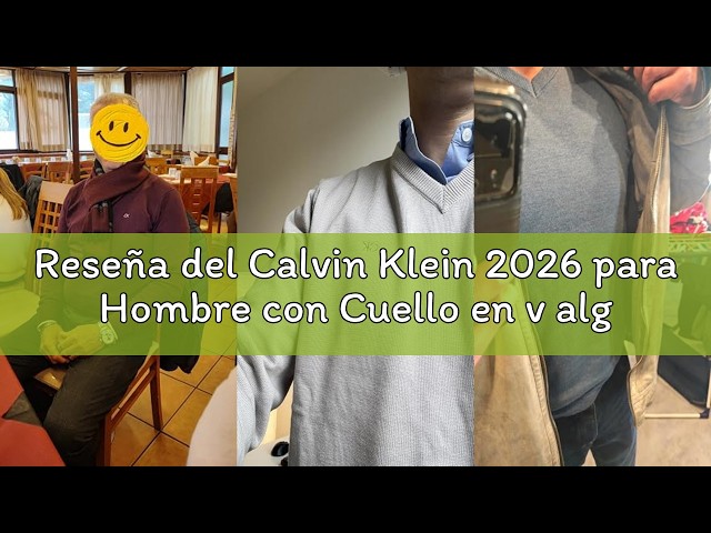 Vídeo relacionado con Calvin Klein Hombre Crew Cuello Soft Algodón Suéter - Gris Marl - S