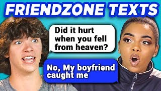 TEENS READ 10 FUNNY FRIEND ZONE TEXTS (REACT)