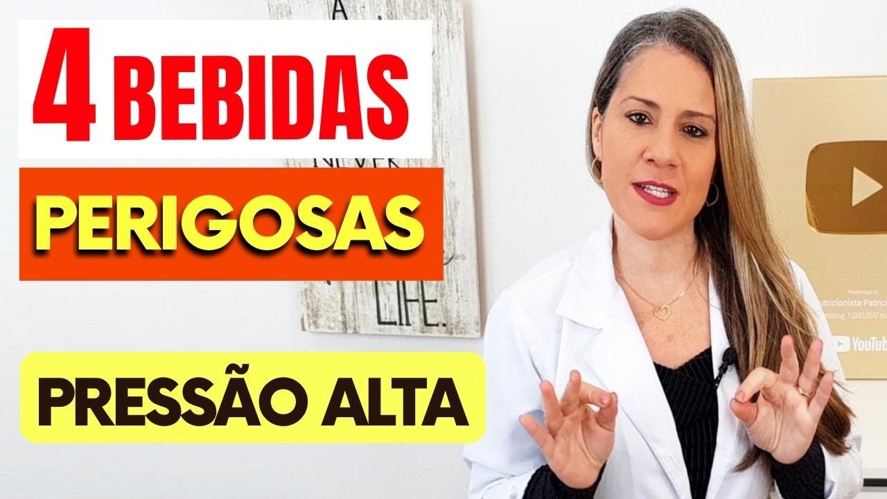 4 Bebidas PERIGOSAS para PRESSÃO ALTA [Cuidado!]