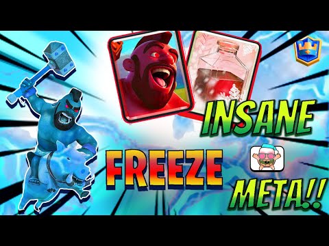 TOP LADDER with INSANE [HOG + FREEZE] SWINDLE!! | CLASH ROYALE🔥 🔥 🔥