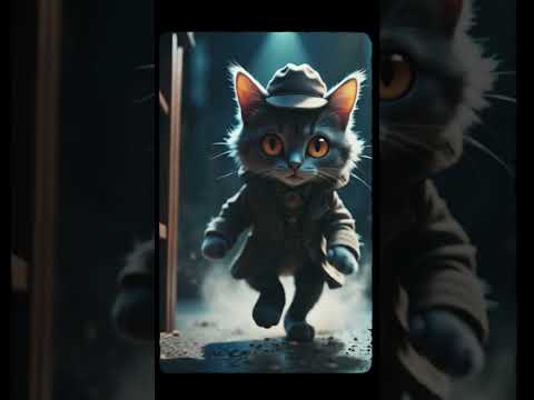 Detective Meow| 3D Pixar‑Style Cat Noir Mystery Short Film