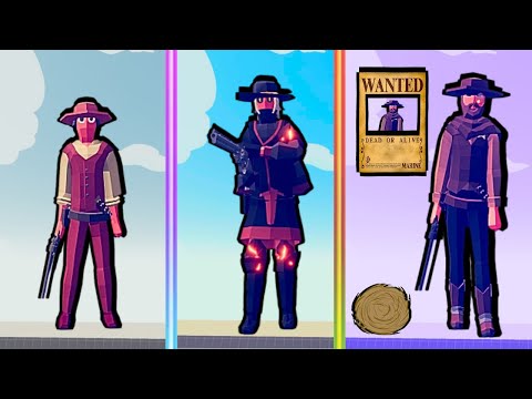 EVOLUTION OF WILD WEST GUNSLINGER | TABS - Totally Accurate Battle Simulator