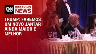 Vídeo: Trump após tiroteio em jantar: Atirador foi detido, é uma pessoa “doente” | CNN BRASIL
