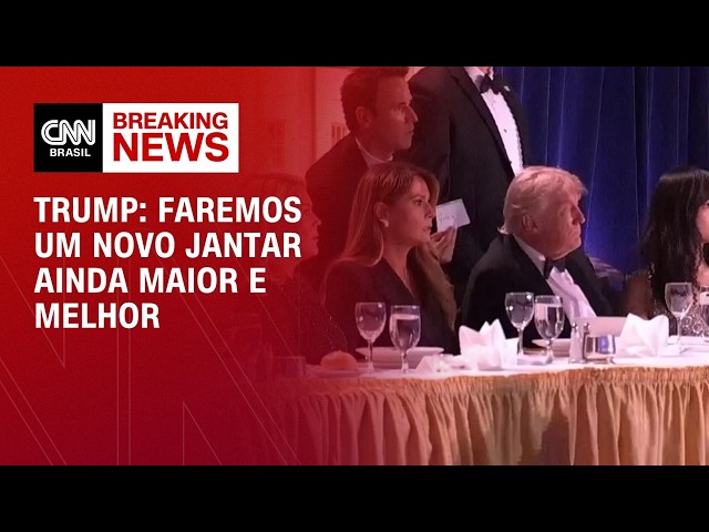 Trump após tiroteio em jantar: Atirador foi detido, é uma pessoa “doente” | CNN BRASIL