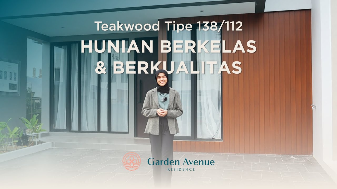 Cluster Teakwood Type 138/112 (Dimensi 7X16) | Rumah Mewah Batam | Garden Avenue Residence