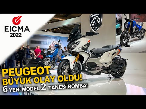 Peugeot'dan 2'si Bomba 6 Yeni Model! Eicma 2022