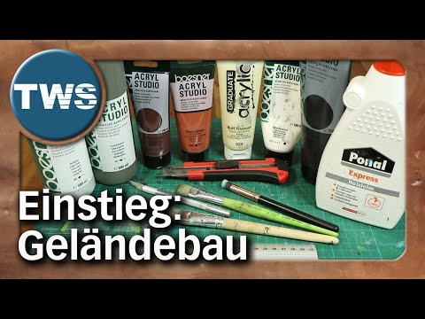 So fängst Du mit Tabletop-Geländebau an: Pinsel, Farben, Tools, Materialien  (Gelände-Tutorial, TWS)