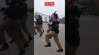 NCC Girl Cadets at RDC 2023 || Guard of Honour || Warm Up Drill