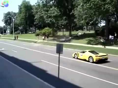 Stupid drivers in super cars