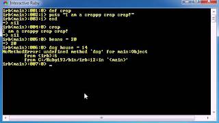 Ruby Programming Tutorial - 12 - More About Variables & Methods!