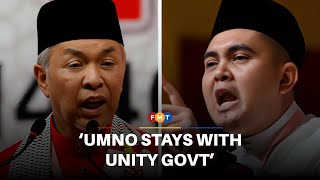 Download lagu Umno stays with unity govt despite youth wing’s calls, says Zahid mp3
