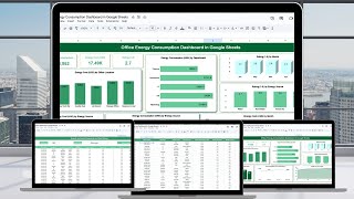 Office Energy Consumption Dashboard in Google Sheets