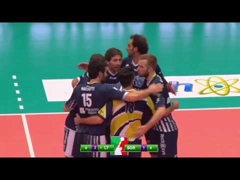 Superlega A1: Highlights  Latina-Sora 3-2