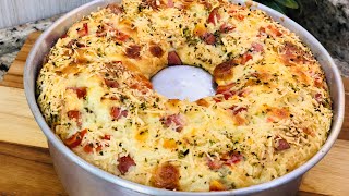 NÃO JOGUE MAIS SOBRAS DE ARROZ  FORA!!  FAÇA ESSE BOLO RECHEADO!! VOCÊ PRECISA FAZER HOJE MESMO!🤩