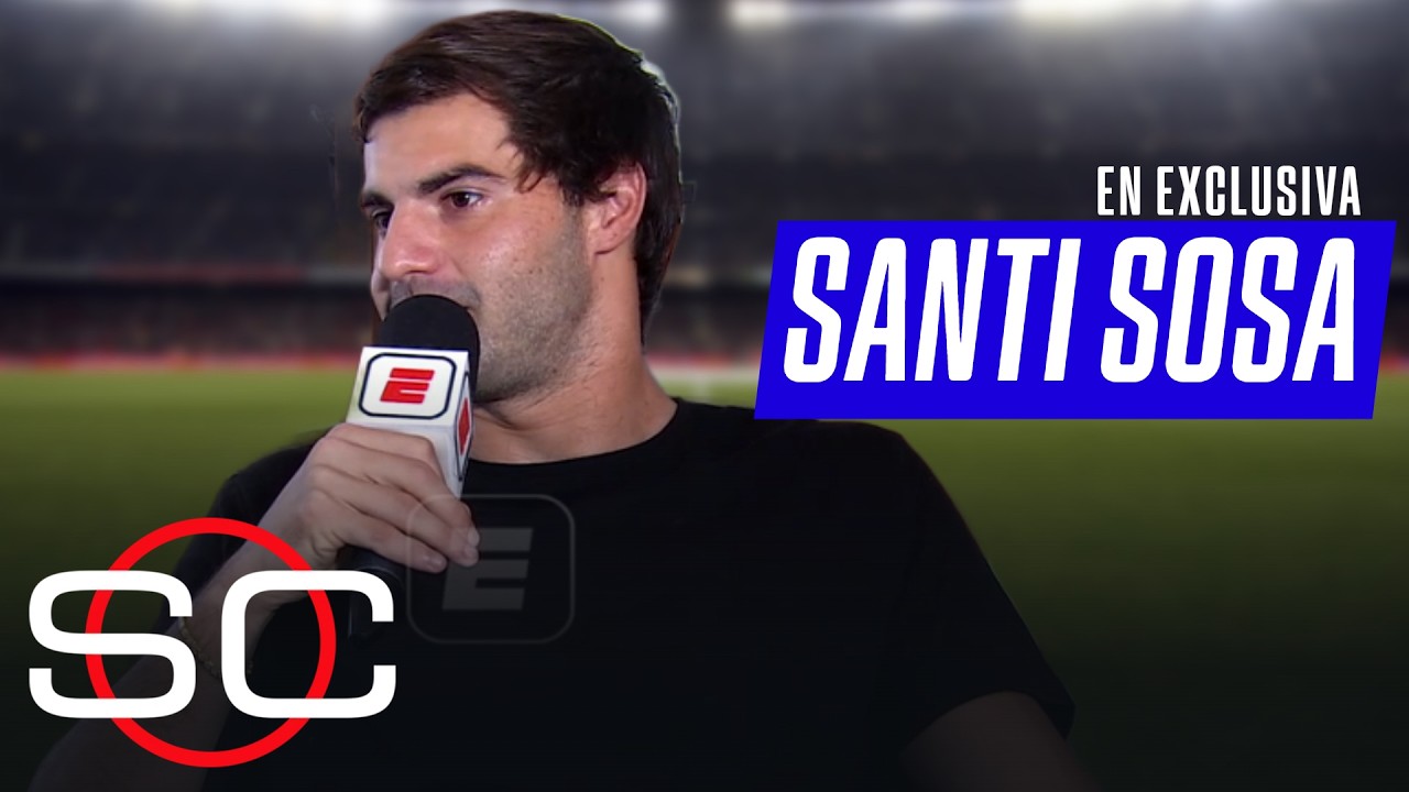 "ES UN SUEÑO LATENTE LA SELECCIÓN, SIENTO QUE ESTOY EN EL MOMENTO JUSTO", SANTI SOSA EN SPORTSCENTER