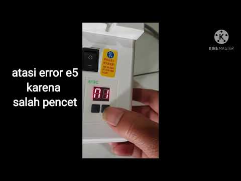 cara mengatasi error e5 dinamo motor servo jack jk-513c karena salah pencet