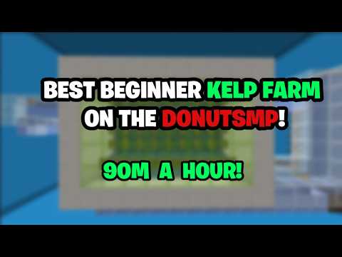 Mythz V1┃The new best beginner kelp farm on the DonutSMP┃90M a Hour