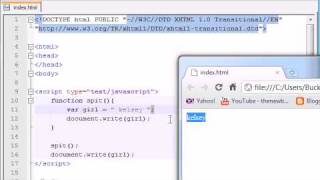Beginner JavaScript Tutorial - 11 - Global & Local Variables