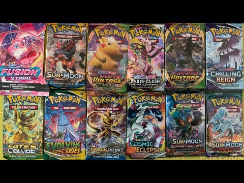 Birthday Mass Pokemon TCG Pack Opening! Cosmic Eclipse, XY, Sun&Moon, Burning Shadows, Fates Collide
