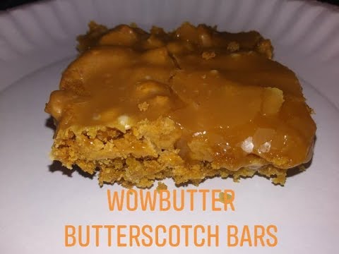 Wowbutter Butterscotch Bars!