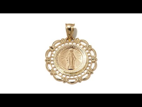 Michael Anthony Jewelry 10K "Virgin Mary" Pendant