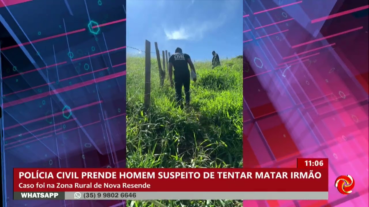 Discussão por herença termina em ataque com canivete em Nova Resende