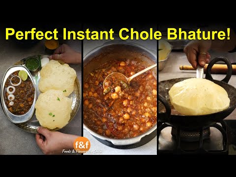 Instant tadke wale chhole aur instant bhature 😋 इंस्टेंट और गजब के टेस्टी छोले भठूरे रेसिपी