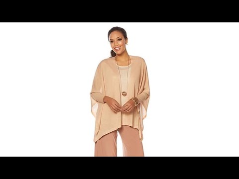 MarlaWynne Draped Sweater Knit Cardigan