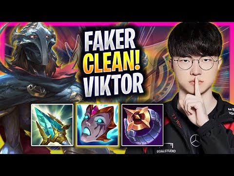 FAKER IS SUPER CLEAN WITH VIKTOR! - T1 Faker Plays Viktor MID vs Sylas! | Season 2025