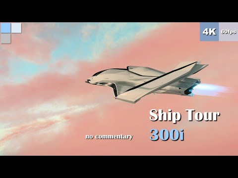 Ship Tour - Origin 300i - Star Citizen Alpha 3.21 - Relaxing [4K 60fps]