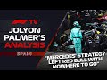 Max's Start, Mercedes' Strategy | Jolyon Palmer's F1 TV Analysis | 2021 Spanish Grand Prix