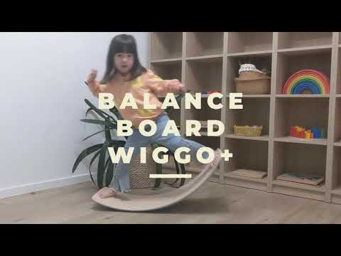 Montessorikid® Fingersicheres Balance Board "WIGGO+" / Wackelbrett mit Fingerschutz
