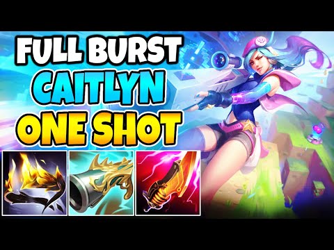 BROKEN ONE-SHOT CAITLYN FULL LETHALITY BURST (75,000 DAMAGE, 22 KILLS, 500 AD) - League of Legends