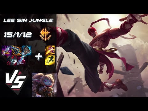 JUNGLE Lee Sin vs Poppy - EU Grandmaster Patch 14.5.1