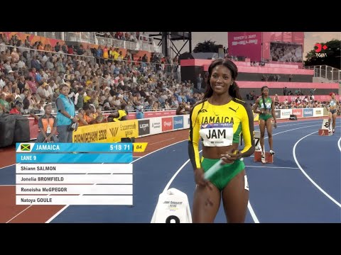 The Fastest Women's 4x400m | England Defeats Jamaica Team