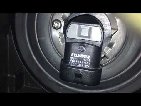 2011-2017 Honda Odyssey High Beam Bulb Replacement DIY