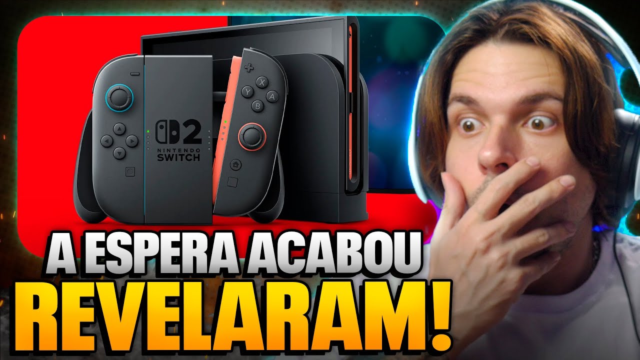 ACABOU! Nintendo FINALMENTE REVELOU o SWITCH 2!!!