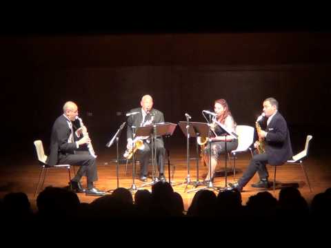 Cuarteto de Saxofones Oriente interpreta, LA COMPARSA, del compositor ERNESTO LECUONA